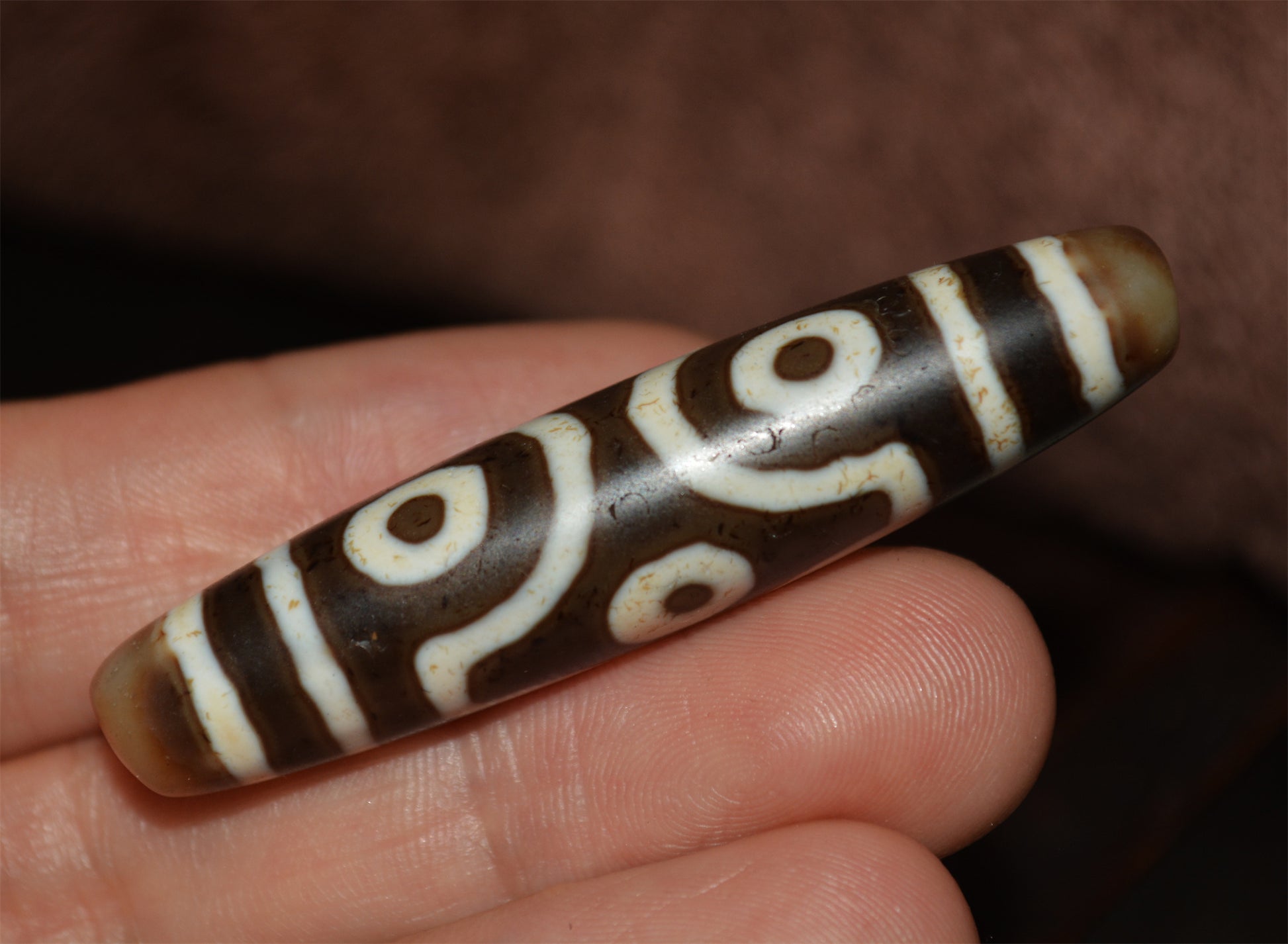 Himalayas Ancient Six Eyes Dzi Bead Amulet Real Tibetan Pendant Agate Pure 6 Eyed Gzi Old Antique Genuine Talisman Bracelet