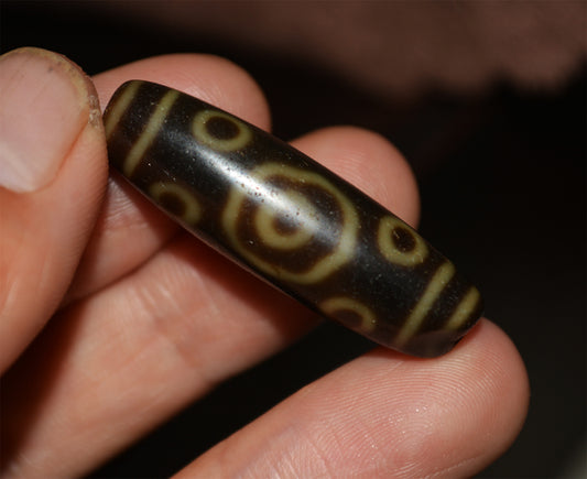 Himalayas Ancient Twelve Eyes Dzi Bead Amulet Real Tibetan Pendant Agate Pure 12 Eleven Eyed Gzi Old Antique Genuine Talisman Bracelet