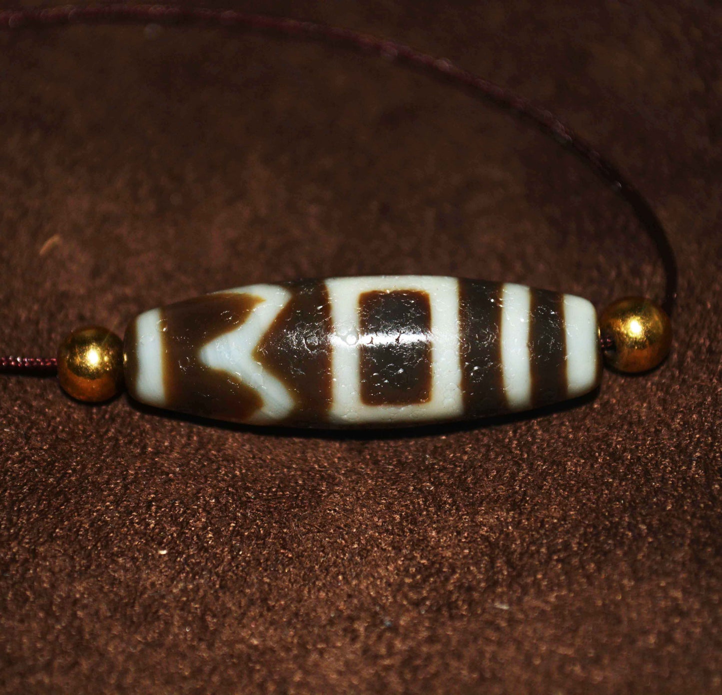 Real Ancient Tibetan Sakor Namkor Dzi Bead Amulet Himalaya Old Antique Genuine Agate Nepal Pure Heaven and Earth Gzi Pendant Talisman Bracelet