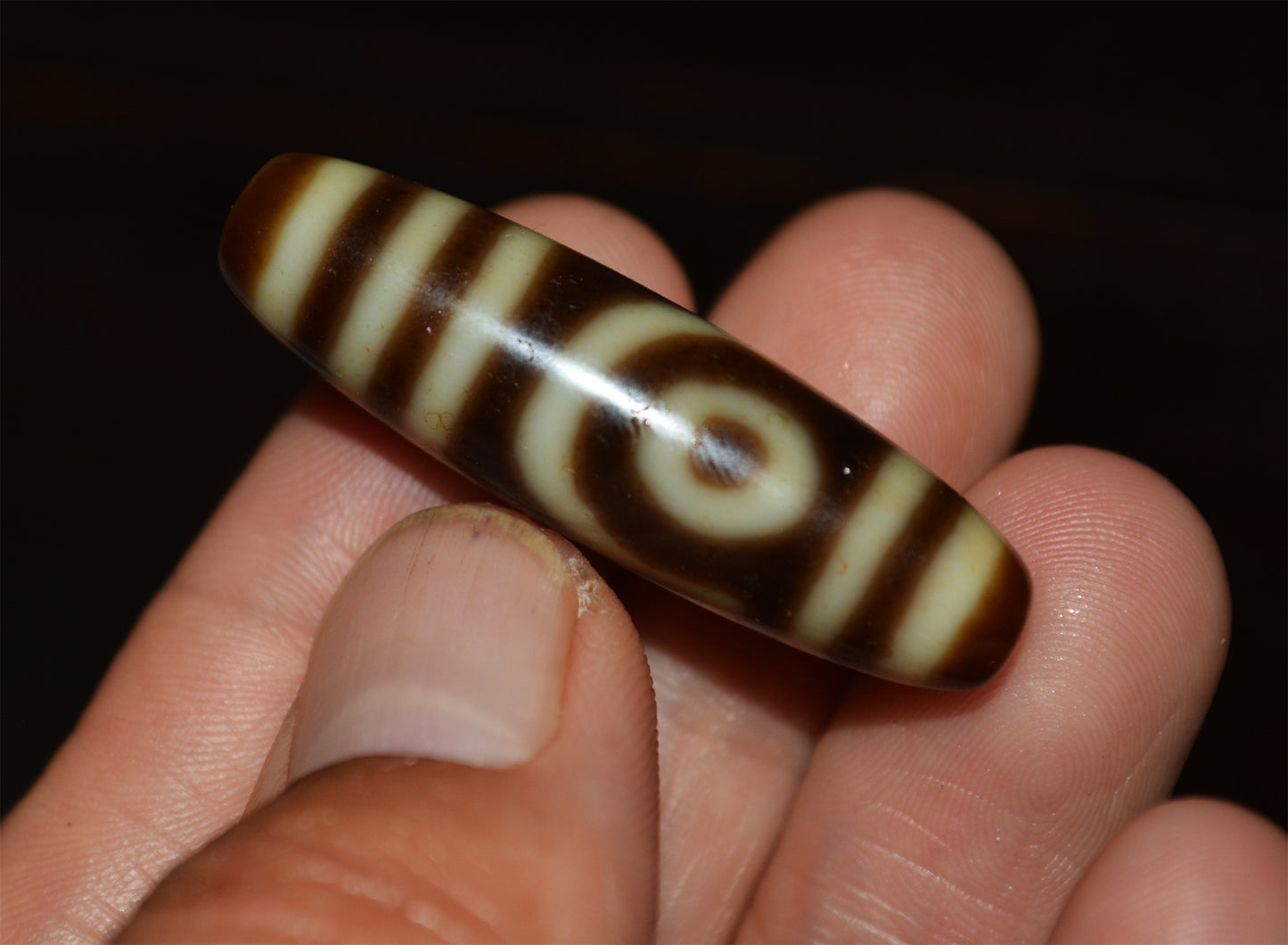 Real Ancient Tibetan Two Eyed Dzi Bead Amulet Himalayan Pendant Agate Pure 2 Eyes Gzi Old Genuine Talisman Bracelet