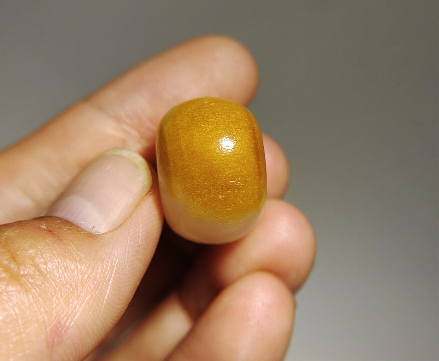 Real Chinese Old Antique White Hetian Jade Pendant Nephrite Hotan Bead Genuine Golden River Pebble Mutton Fat  Authentic natural