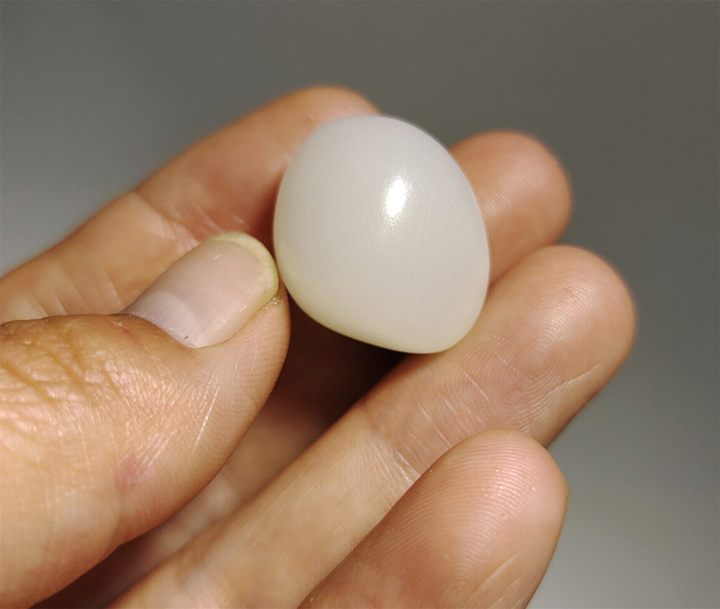 Real Chinese Old Antique White Hetian Jade Pendant Nephrite Hotan Beads Genuine River Pebble Mutton Fat  Authentic natural