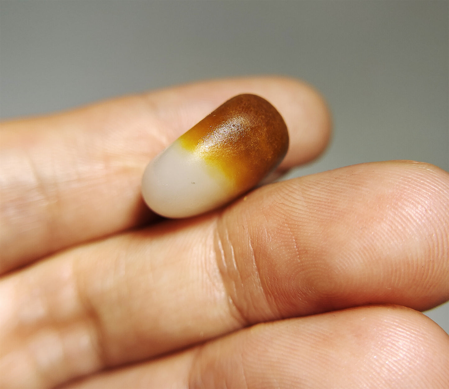 Real Chinese Old Antique White Hetian Jade Pendant Nephrite Hotan Beads Genuine River Pebble Mutton Fat  Authentic natural