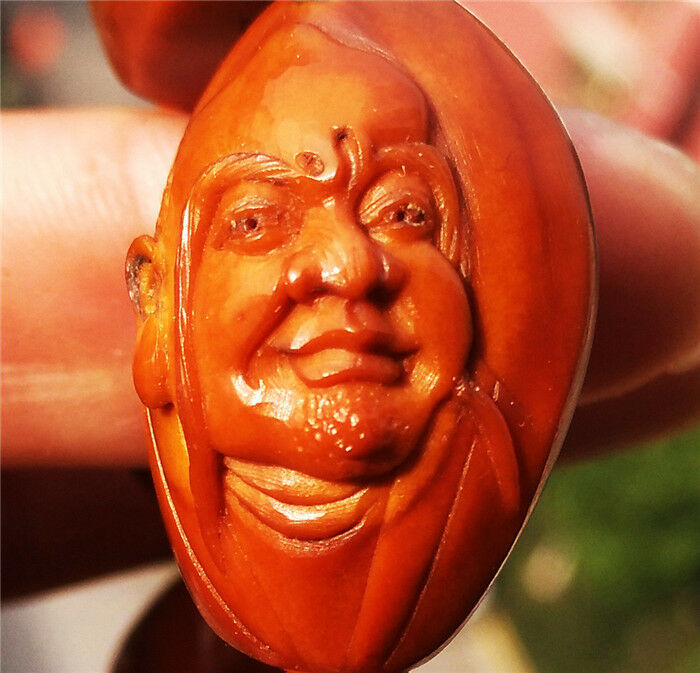 Real Chinese Olive Nut Seed Bracelet 18 Lohan Mala Prayer Beads Arhats Buddha