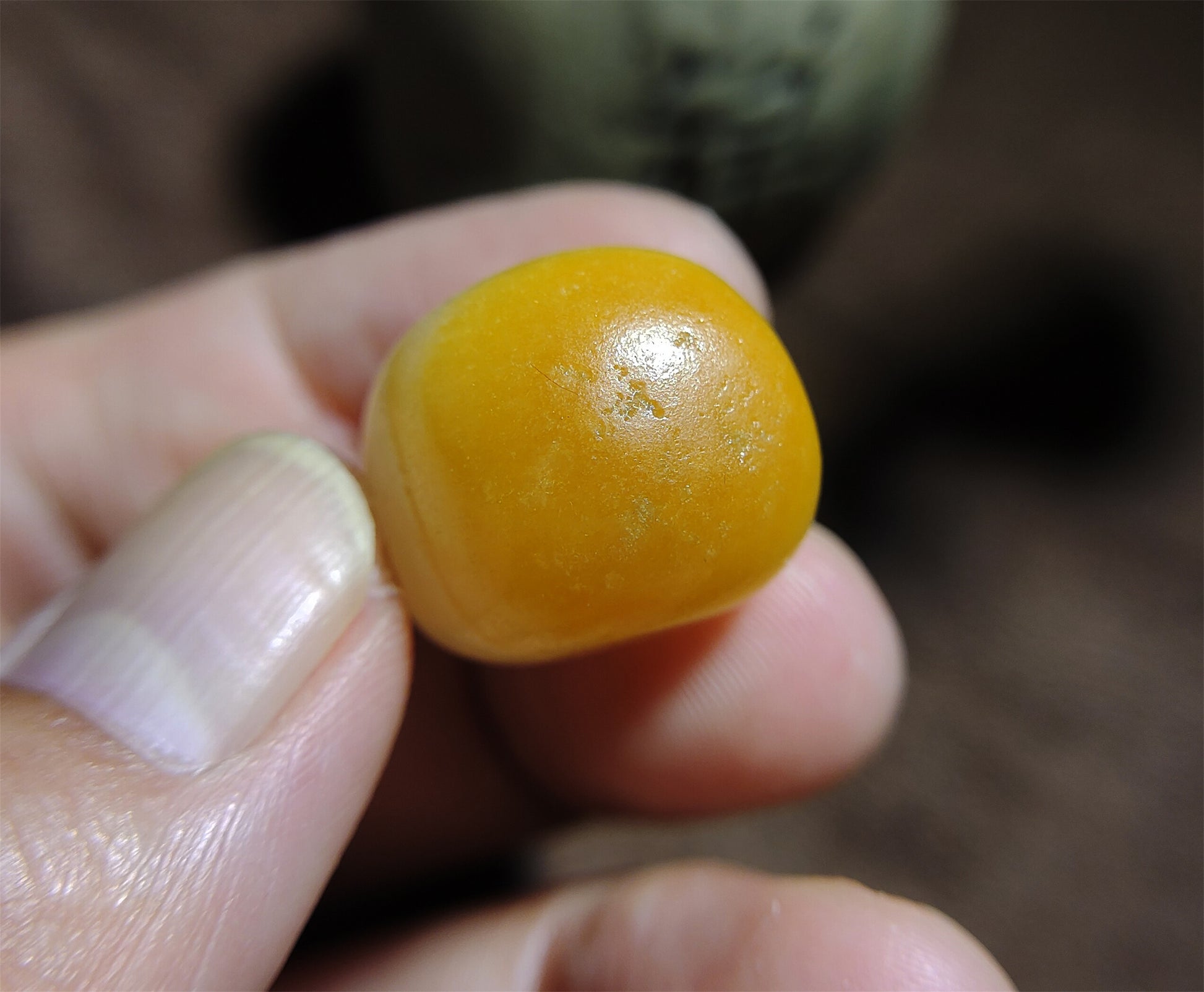 Real Chinese White Hetian Jade Pendant Natural Nephrite Hotan Bead Old Antique Genuine River Pebble Mutton Fat Authentic