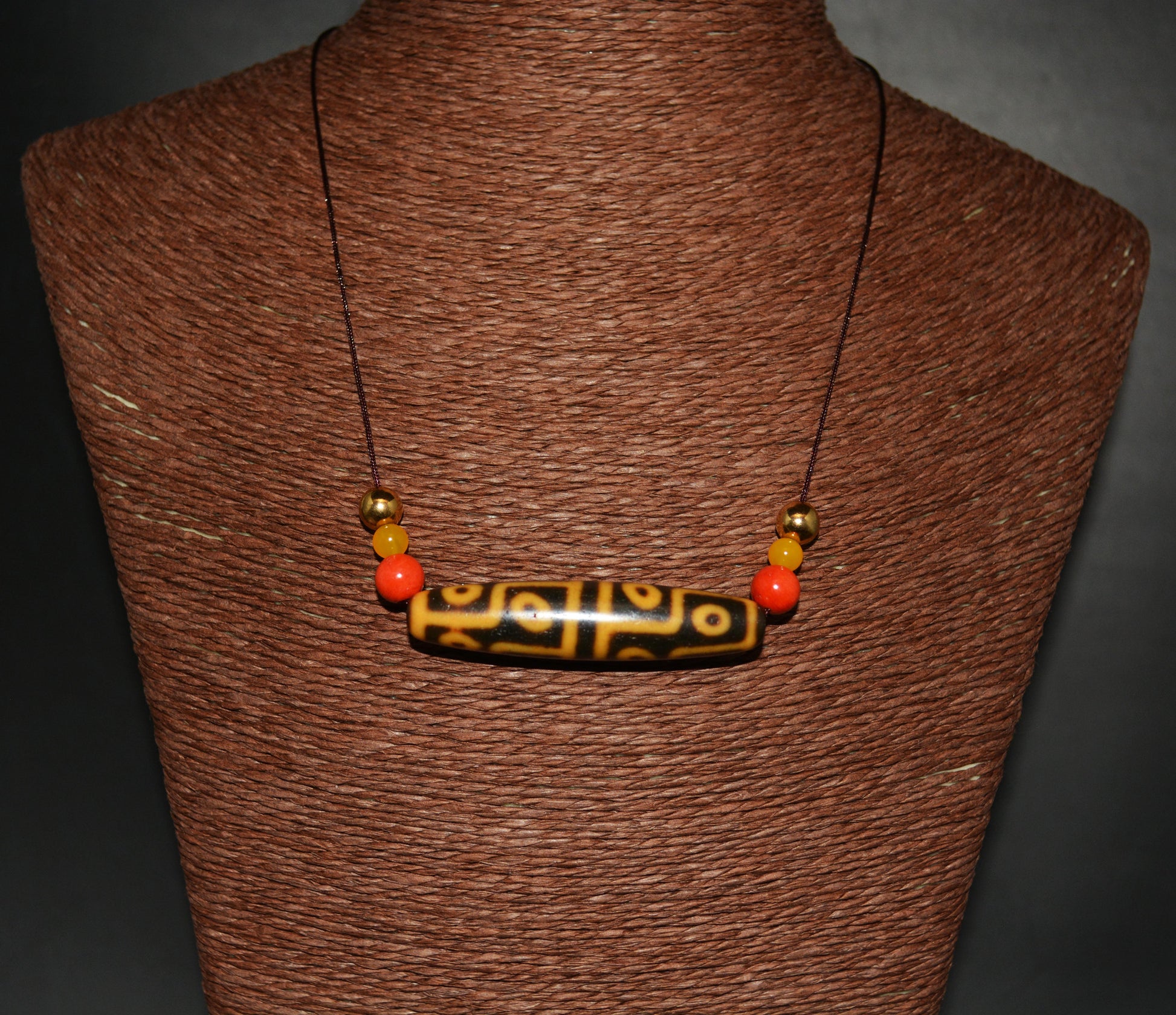 Real Himalaya Ancient Twelve Eyes Dzi Bead Pendant Amulet Tibetan Old Antique Genuine Agate Nepal Pure 12 Eyed Gzi Talisman Bracelet