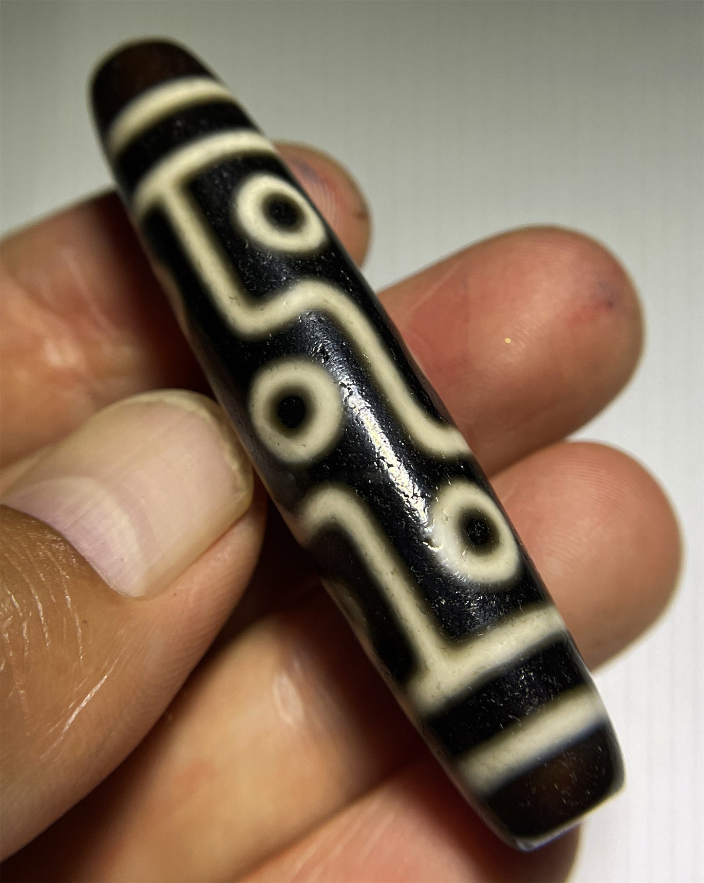 Real Himalaya Old Ancient Nine Eyes Dzi Bead Talisman Tibetan Pendant Agate Stone Pure 9 Eyed Gzi Amulet Bracelet