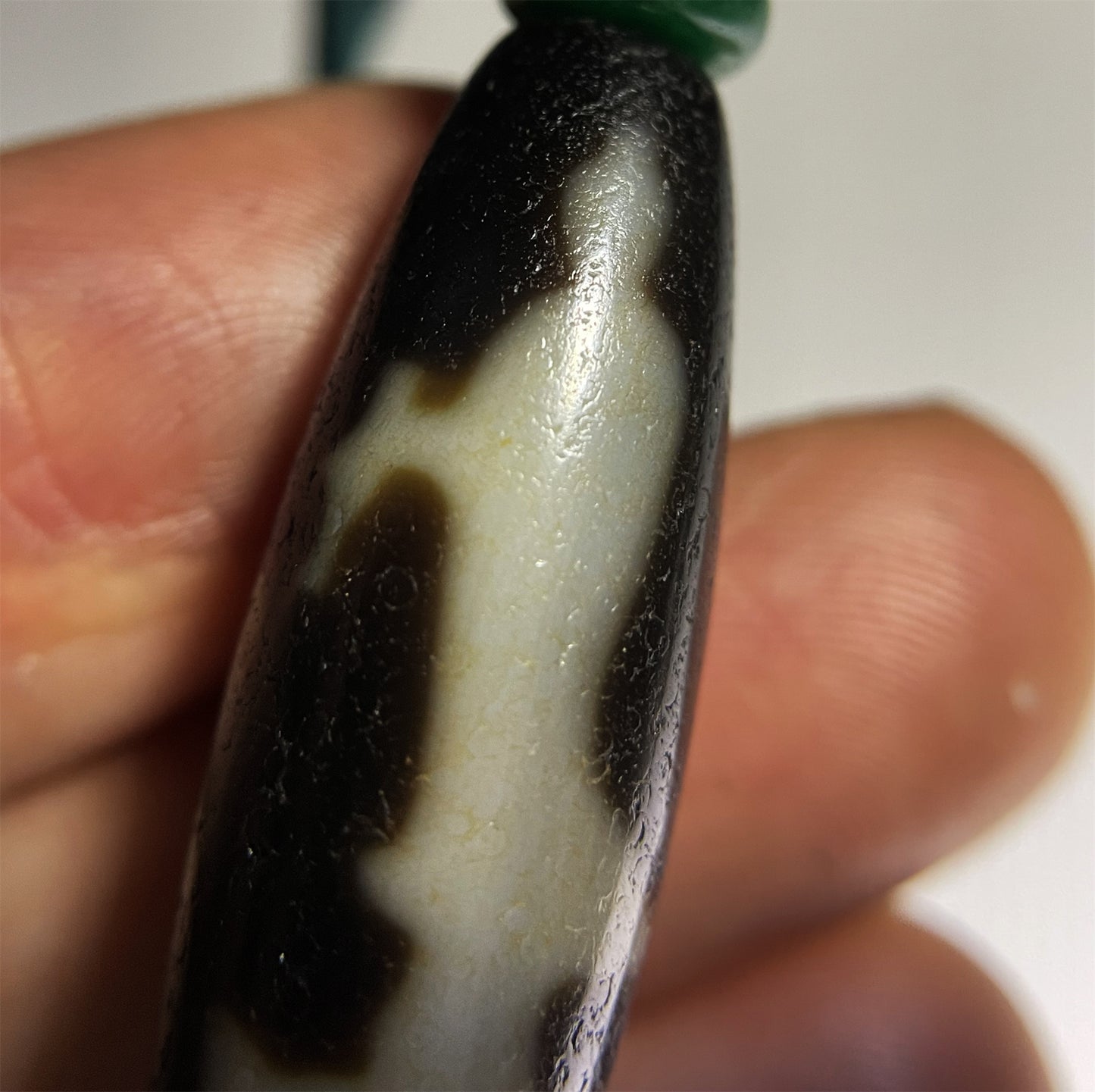 Real Himalayan Ancient Guanyin Buddha Dzi Bead Amulet  Tibetan Agate Genuine Old Pure Kwan Yin Gzi Bracelet Pendant