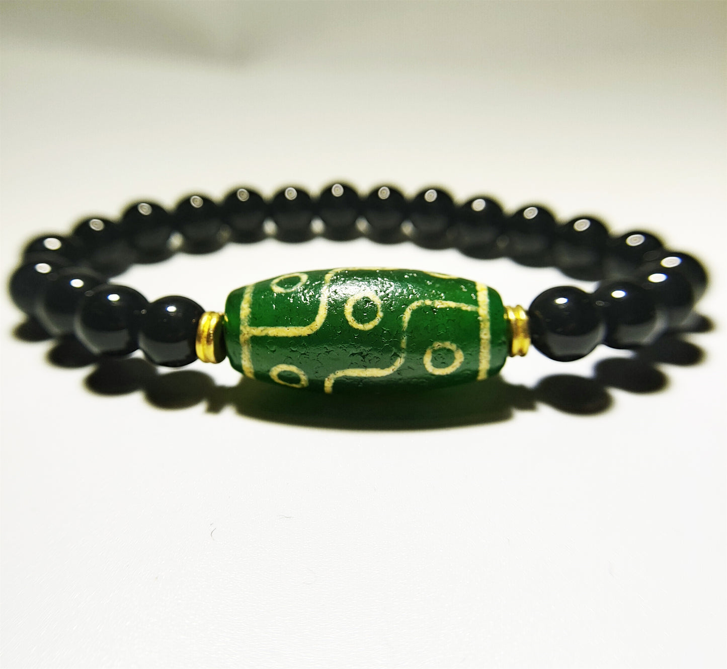 Real Himalayan Ancient Pure Nine Eyes Dzi Bead Amulet Tibetan Old Antique Agate Genuine 9 Eyed Gzi Tibet Talisman