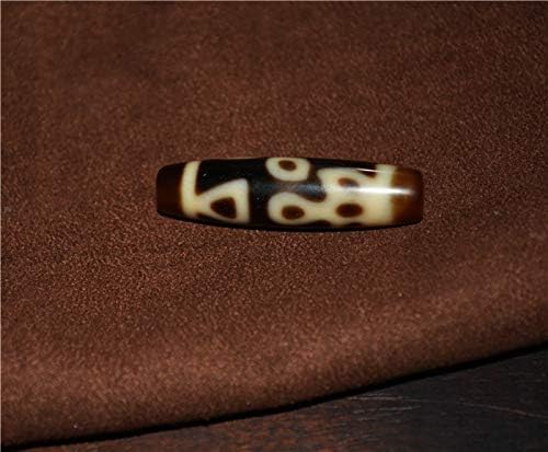 Real Himalayan Ancient Pure Nine Twelve Eyes Dzi Bead Amulet Pendant Tibet Agate 12 Eyed Pure Gzi Old Antique Talisman Genuine