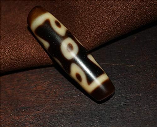 Real Himalayan Ancient Pure Nine Twelve Eyes Dzi Bead Amulet Pendant Tibet Agate 12 Eyed Pure Gzi Old Antique Talisman Genuine