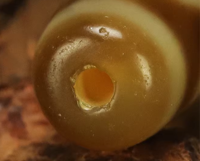 Real Himalayan Ancient Sakor Namkor Dzi Bead Pendant Amulet Tibet Heaven and Earth Agate Genuine Gzi Old Antique Talisman