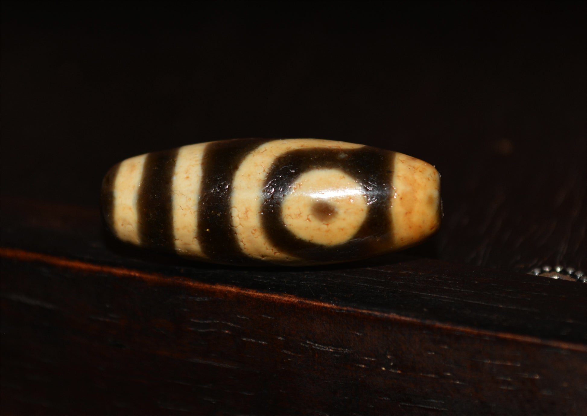 Real Himalayan Ancient Two Eyes Dzi Bead Amulet Tibet Pendant Agate Pure 2 Eyed Gzi Old Genuine Talisman Bracelet