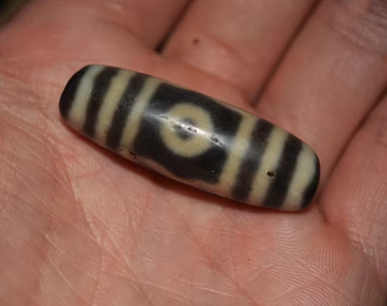 Real Himalayan Old Ancient Three Eyes Dzi Bead Bracelet Talisman Tibet Amulet Agate Stone Pure 3 Eyed Gzi Pendant