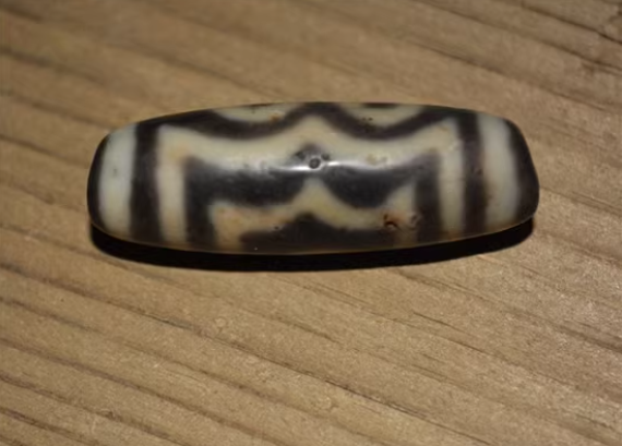 Real Himalayan Old Ancient Three Eyes Dzi Bead Bracelet Talisman Tibet Amulet Agate Stone Pure 3 Eyed Gzi Pendant