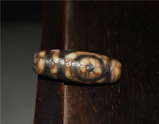 Real Himalayan Old Ancient Two Eyes Dzi Bead Pendant Amulet Tibet Agate Stone Pure 2 Eyed Gzi Talisman Bracelet