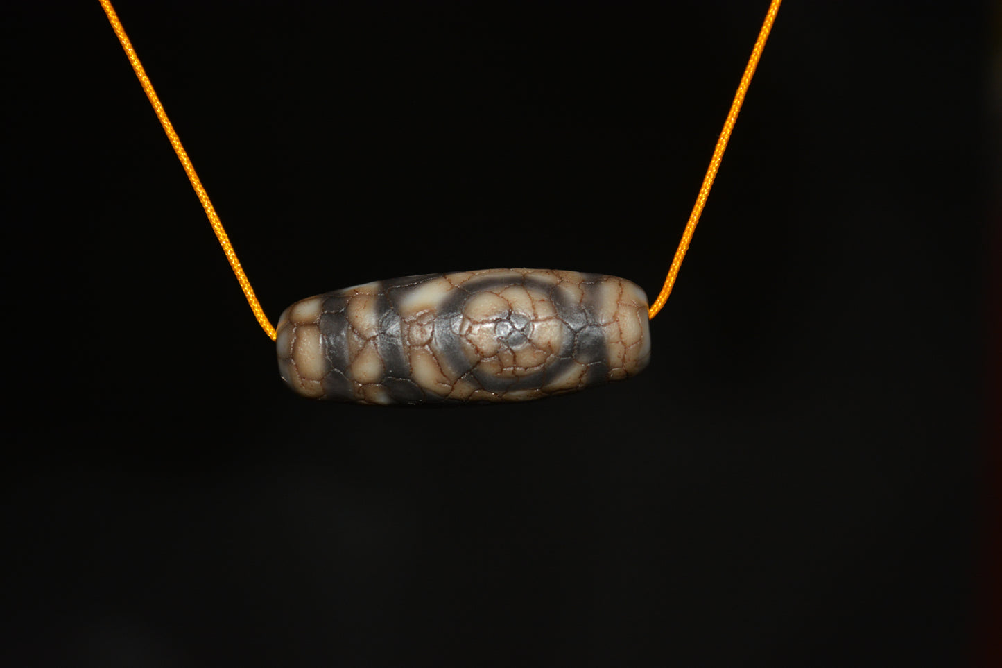 Real Himalayan Old Ancient Two Eyes Dzi Bead Pendant Amulet Tibet Agate Stone Pure 2 Eyed Gzi Talisman Bracelet