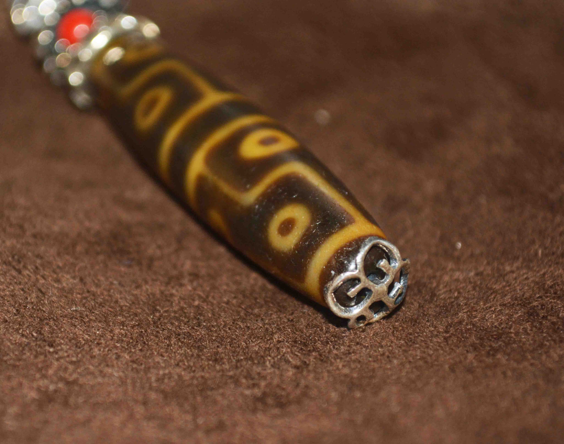 Real Himalayas Ancient Twelve Eyes Dzi Bead Amulet Pendant Tibet Agate Pure 12 Eyed Gzi Old Antique Talisman Bracelet