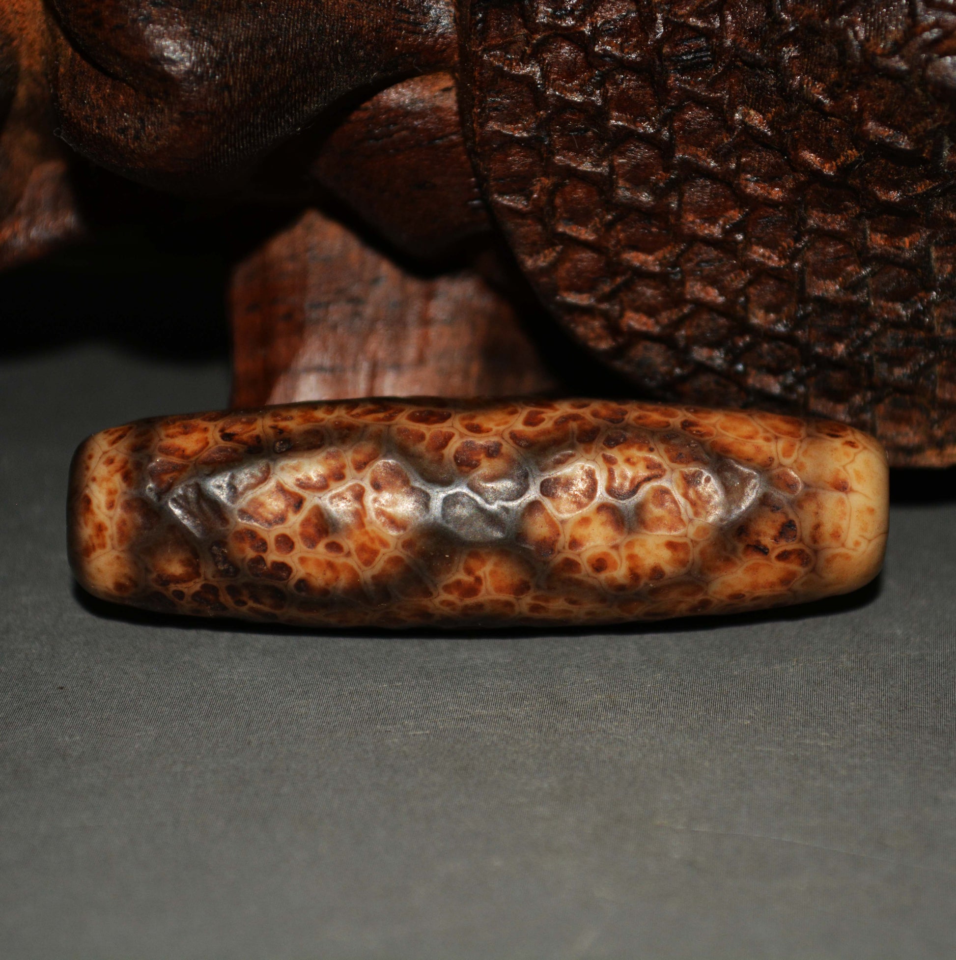 Real Himalayas Old Ancient Three Eyes Dzi Bead Pendant Talisman Tibet Agate Stone Pure 3 Eyed Gzi Amulet Bracelet