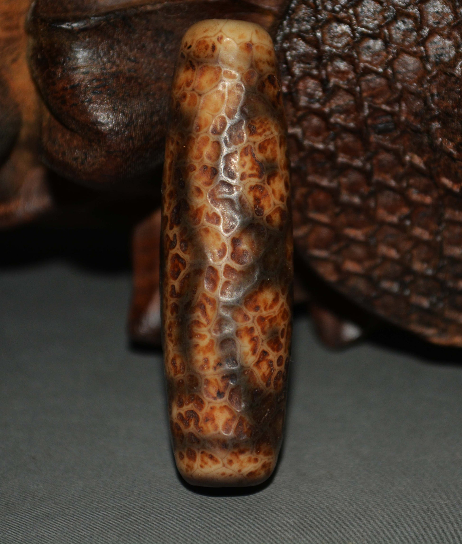 Real Himalayas Old Ancient Three Eyes Dzi Bead Pendant Talisman Tibet Agate Stone Pure 3 Eyed Gzi Amulet Bracelet