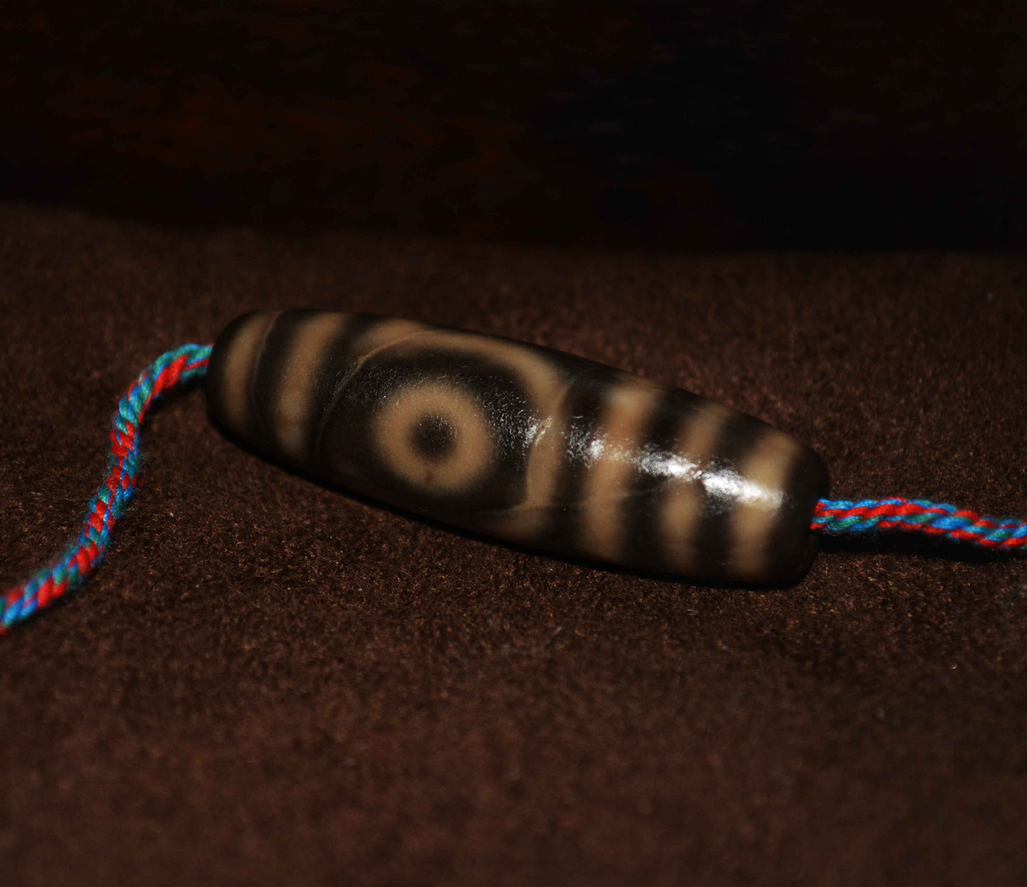 Real Himalayas Old Ancient Two Eyes Dzi Bead Bracelet Talisman Tibet Agate Stone Pure 2 Eyed Gzi Amulet Pendant