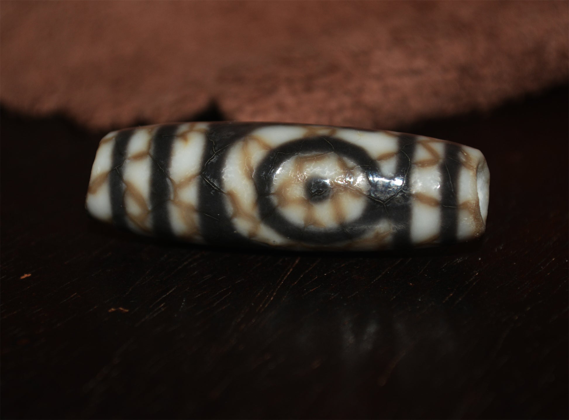 Real Himalayas Old Ancient Two Eyes Dzi Bead Bracelet Talisman Tibet Agate Stone Pure 2 Eyed Gzi Amulet Pendant