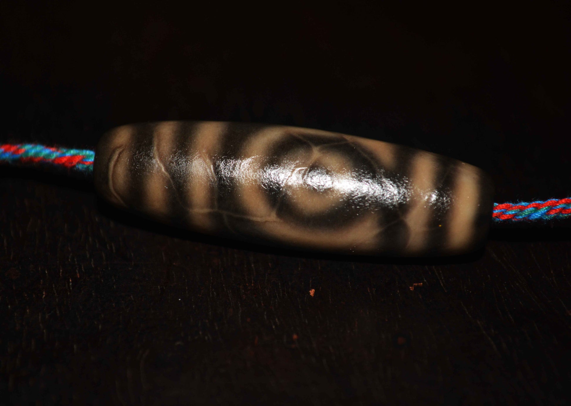 Real Himalayas Old Ancient Two Eyes Dzi Bead Bracelet Talisman Tibet Agate Stone Pure 2 Eyed Gzi Amulet Pendant