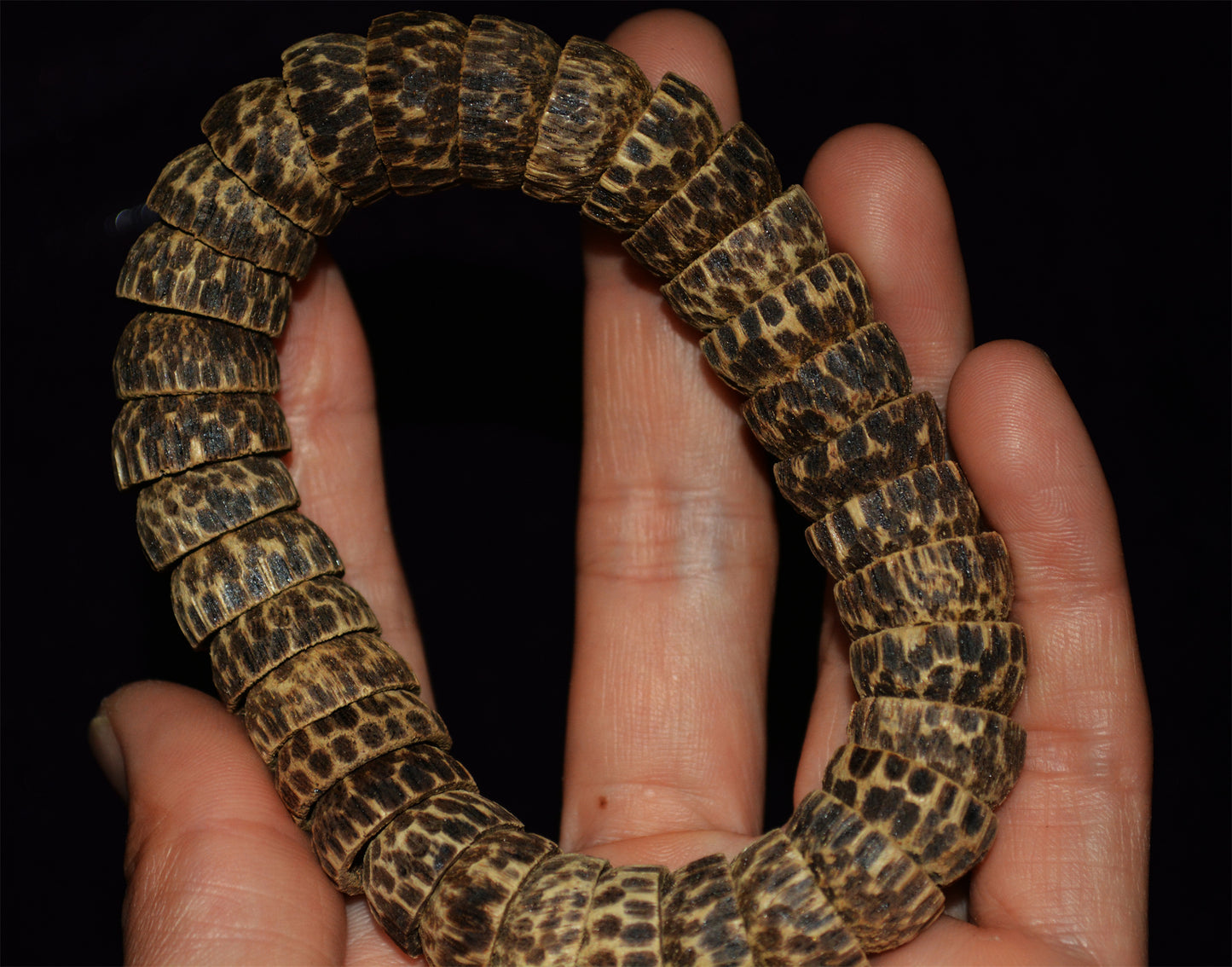 Real Natural Vietnam Wild Agarwood Kynam Bracelet Mala Prayer Beads Qinan Kinam Aloeswood Beads Rosary Gaharu Super Kyara Oodh Agar