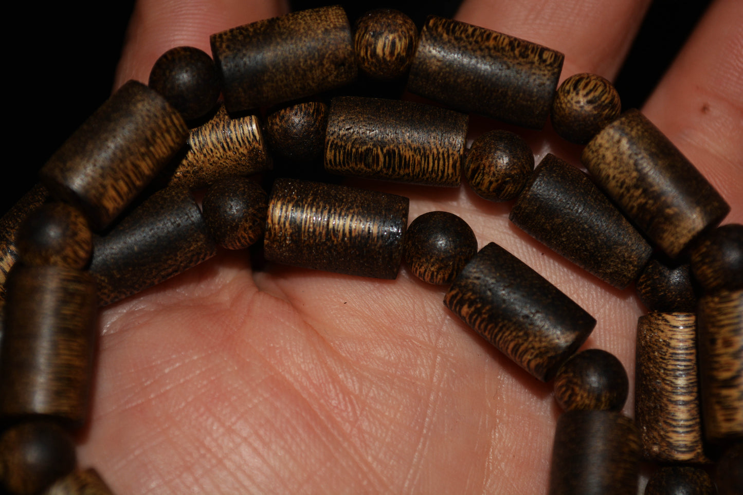 Real Natural Vietnam Wild Qinan Agarwood Bracelet Kynam Aloeswood Mala Prayer Beads Genuine Kinam Gaharu Necklace