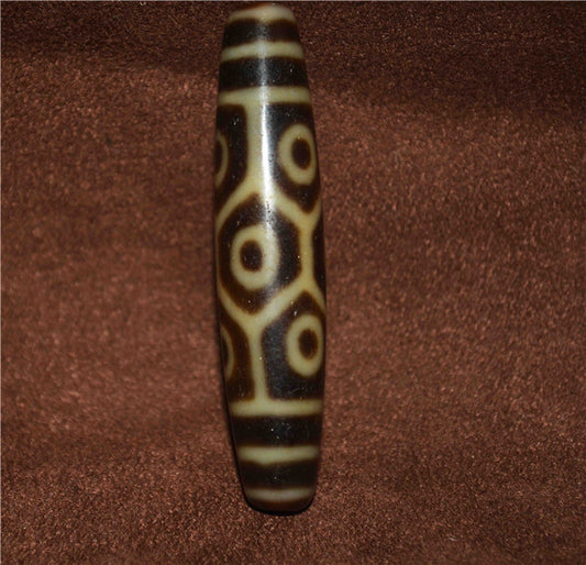 Real Tibetan Ancient Nine Eyes Dzi Bead Amulet Pendant Himalayas Agate Pure 9 Eyed Gzi Old Real Talisman Bracelet