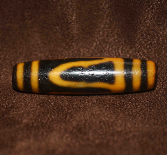 Real Tibetan Ancient One Eye Mountain Dzi Bead Amulet Himalayan Pure 1 Eye Gzi Pendant Genuine Old Antique Agate Talisman Bracelet