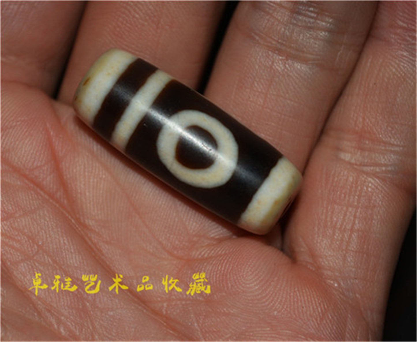 Real Tibetan Ancient One Eye Mountain Dzi Bead Amulet Himalayan Pure 1 Eye Gzi Pendant Genuine Old Antique Agate Talisman Bracelet