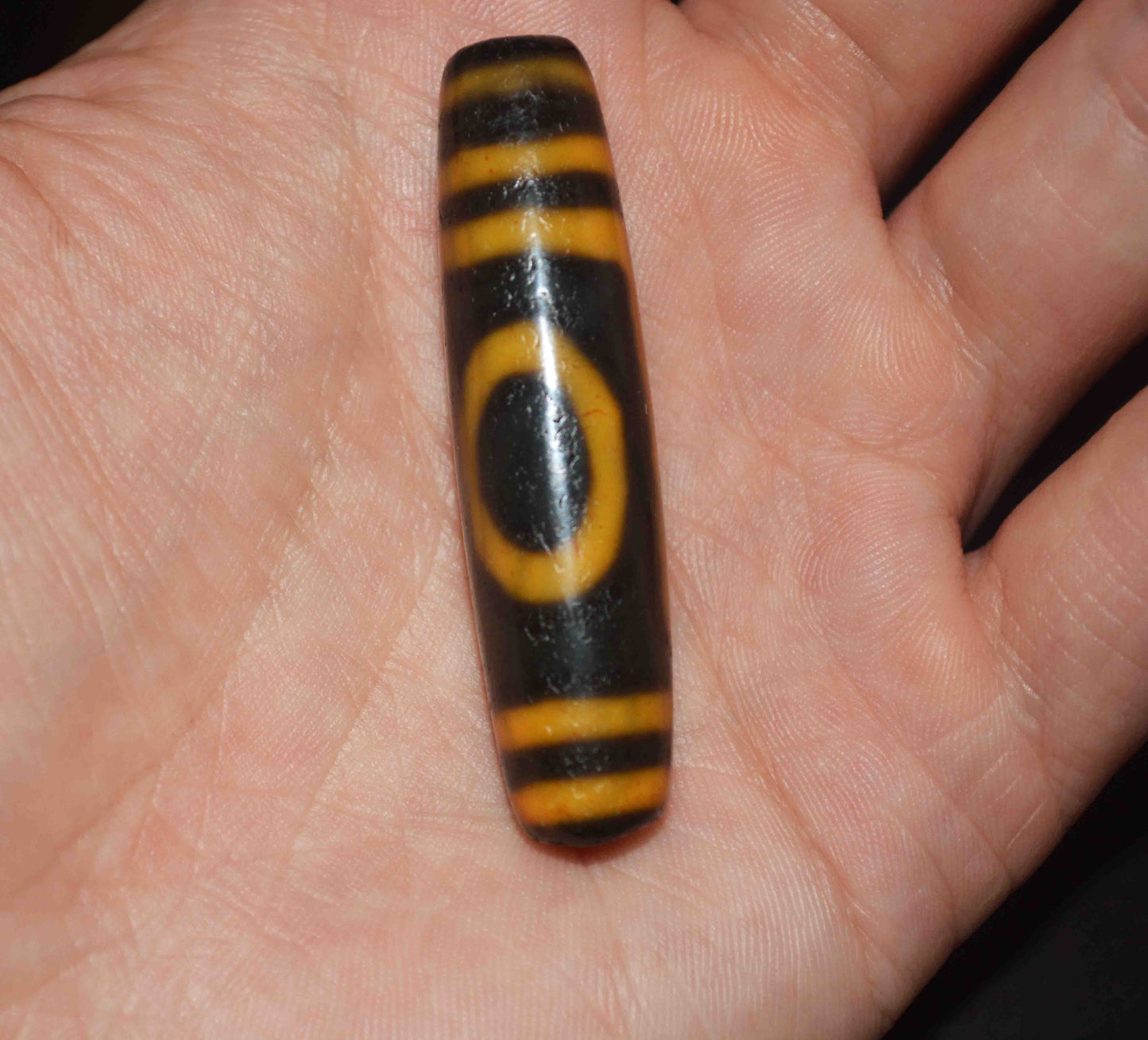 Real Tibetan Ancient One Eye Mountain Dzi Bead Amulet Himalayan Pure 1 Eye Gzi Pendant Genuine Old Antique Agate Talisman Bracelet