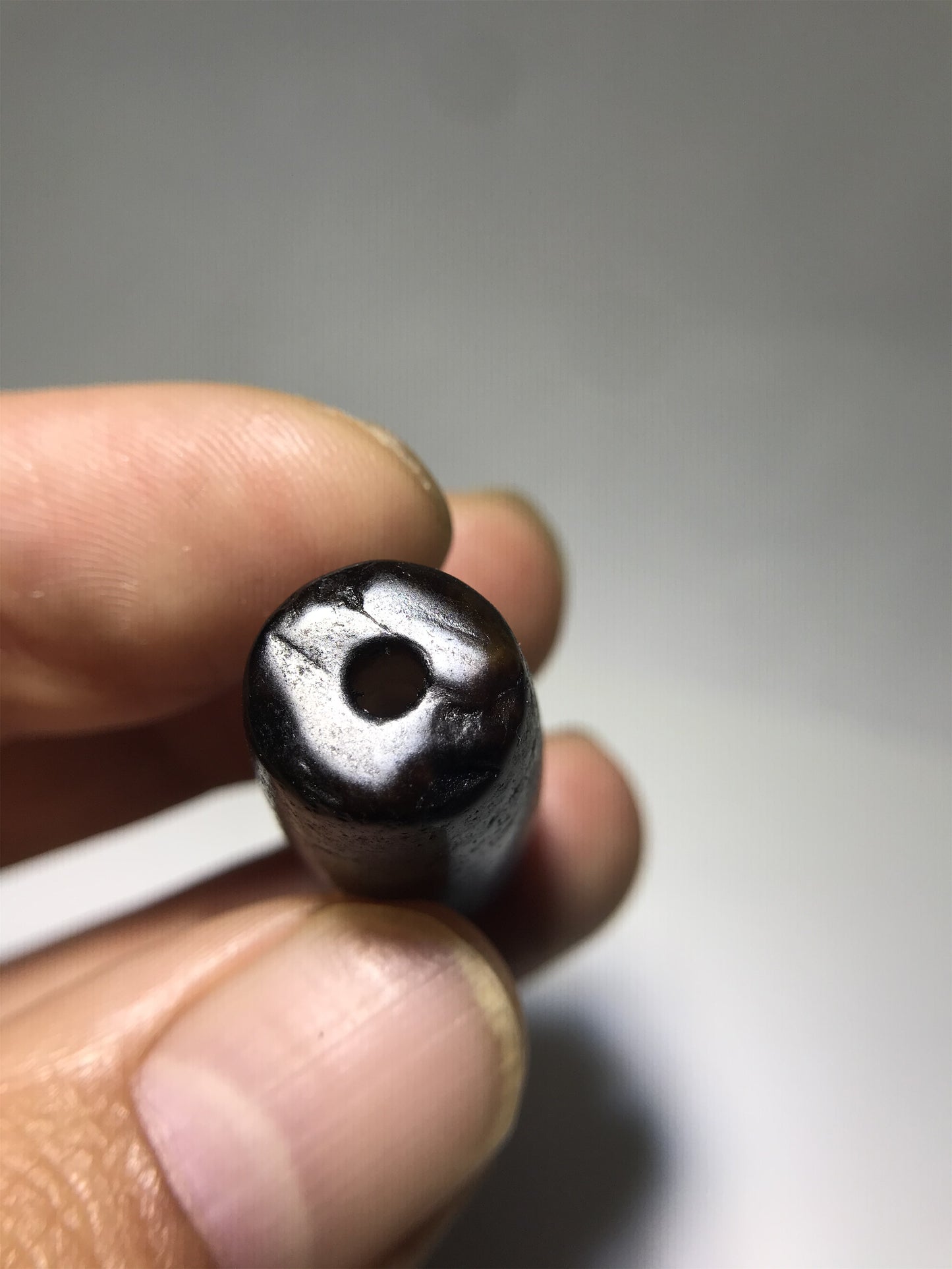 Real Tibetan Ancient One Eye Swastika Dzi Bead Pendant Amulet Himalaya Pure Gzi Genuine Old Antique Agate Talisman