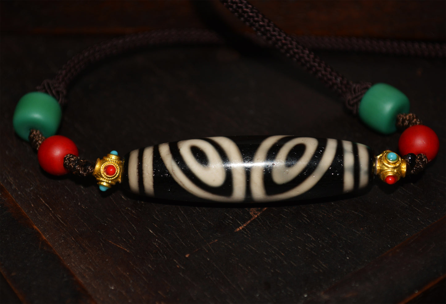 Real Tibetan Ancient Phoenix Six Eyes Dzi Bead Amulet Special Buddha Three Eyed Gzi Pendant Genuine Old Antique Agate Himalaya Pure Talisman