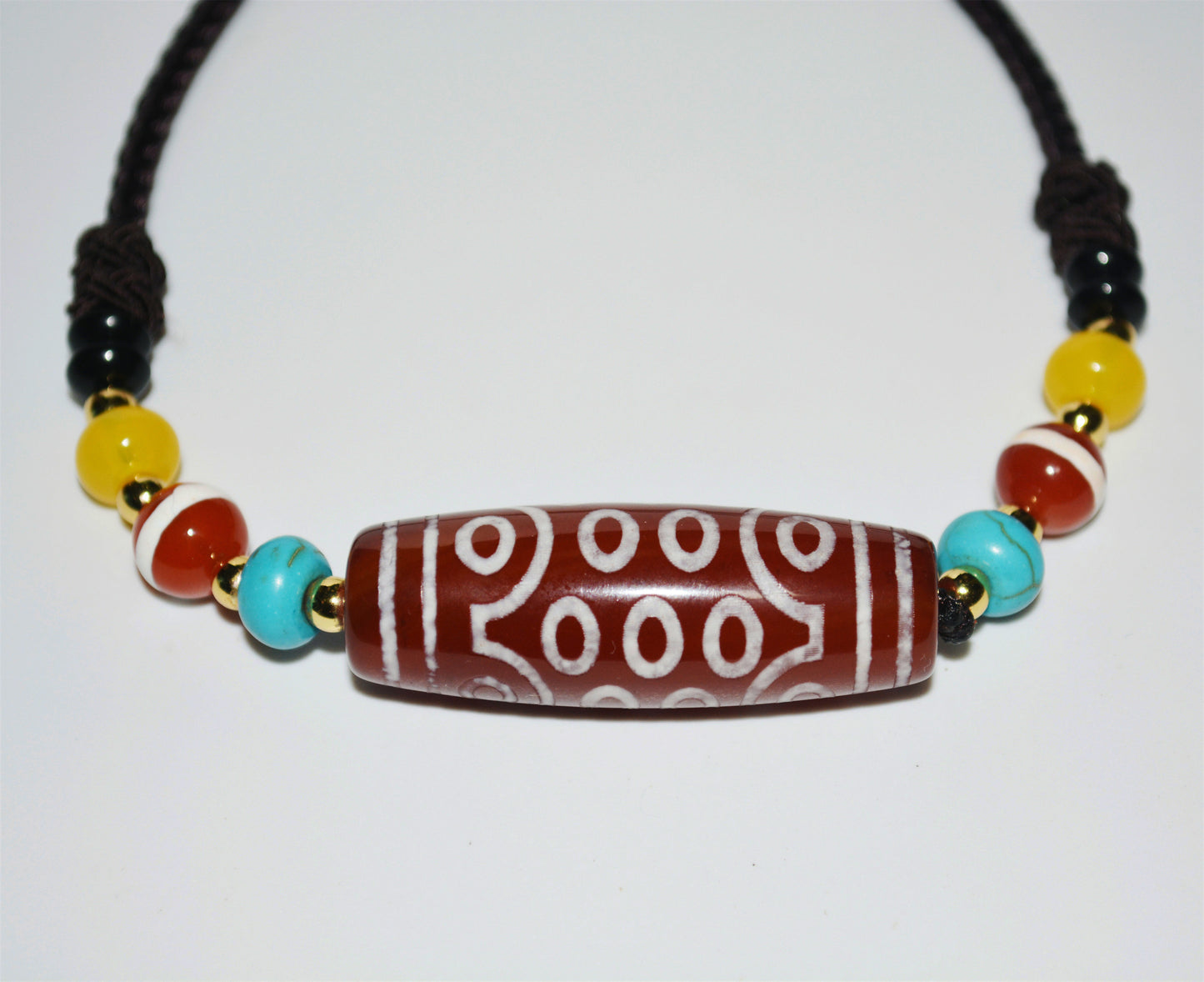 Real Himalaya Old Twenty One Eyed Dzi Bead Amulet Tibetan Pure 21 Eyes Gzi Pendant Genuine Antique Agate Talisman Bracelet