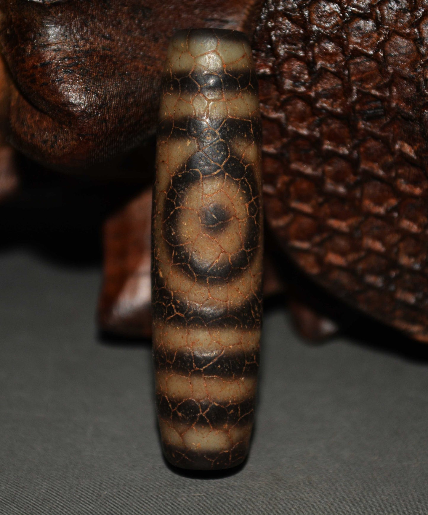 Real Tibetan Ancient Two Eyes Dzi Bead Amulet Pendant Genuine Old Antique Himalaya Agate Nepal 2 Eyed Pure Gzi Talisman Bracelet