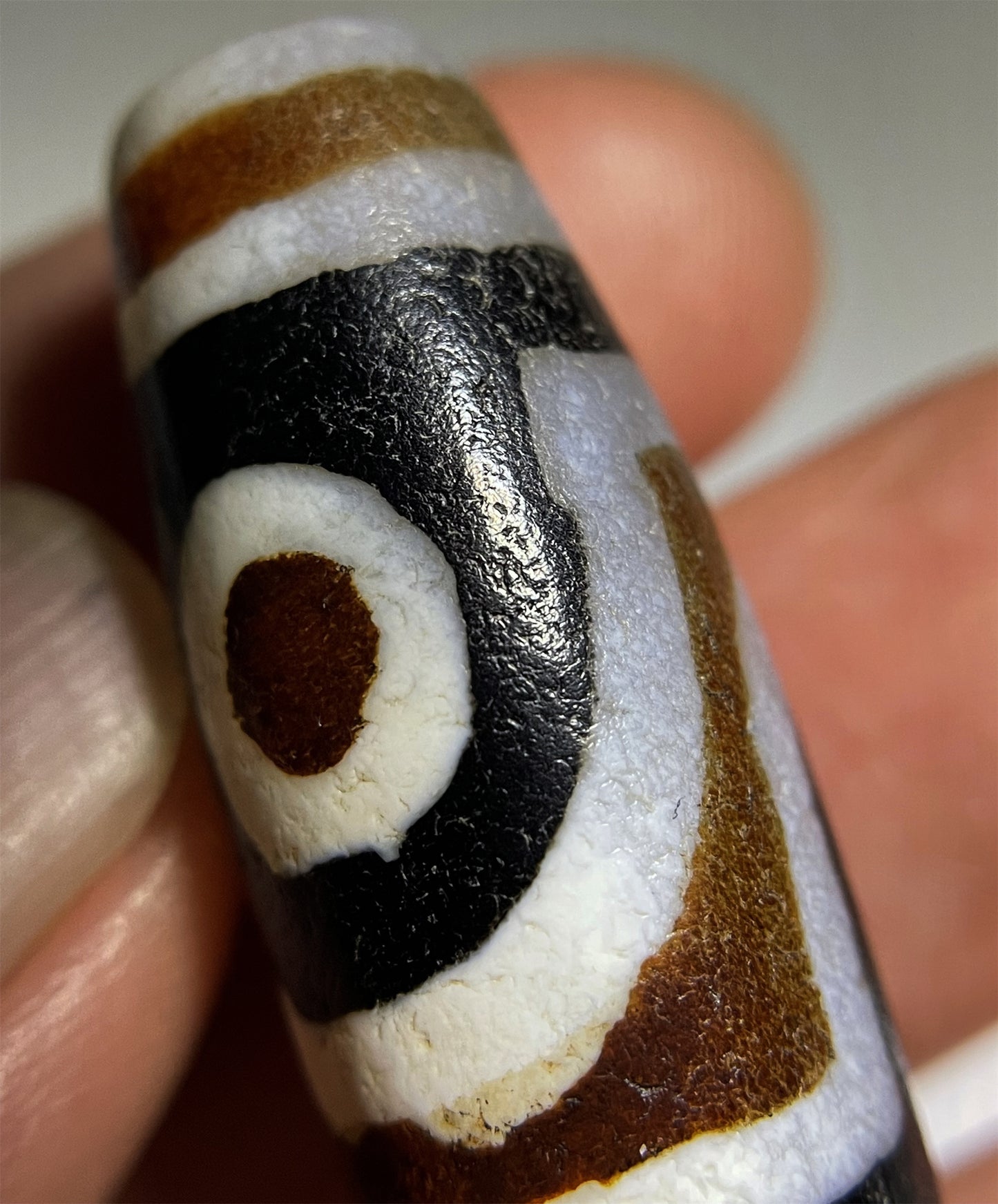 Real Tibetan Ancient Two Eyes Dzi Bead Amulet Pendant Himalayan Agate Genuine Pure 2 Eyed Gzi Old Antique Talisman Bracelet Authentic