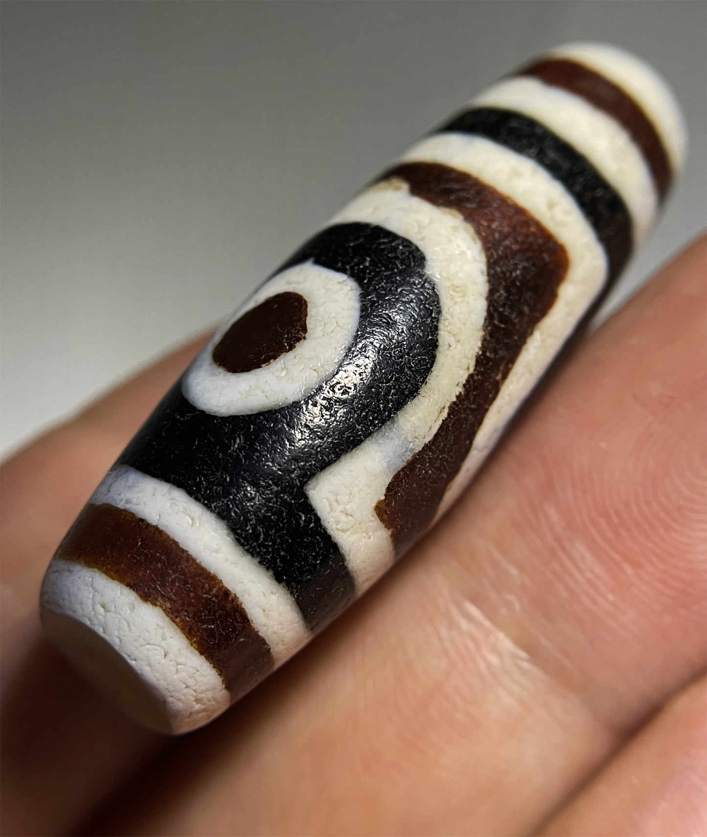 Real Tibetan Ancient Two Eyes Dzi Bead Amulet Pendant Himalayan Agate Genuine Pure 2 Eyed Gzi Old Antique Talisman Bracelet Authentic