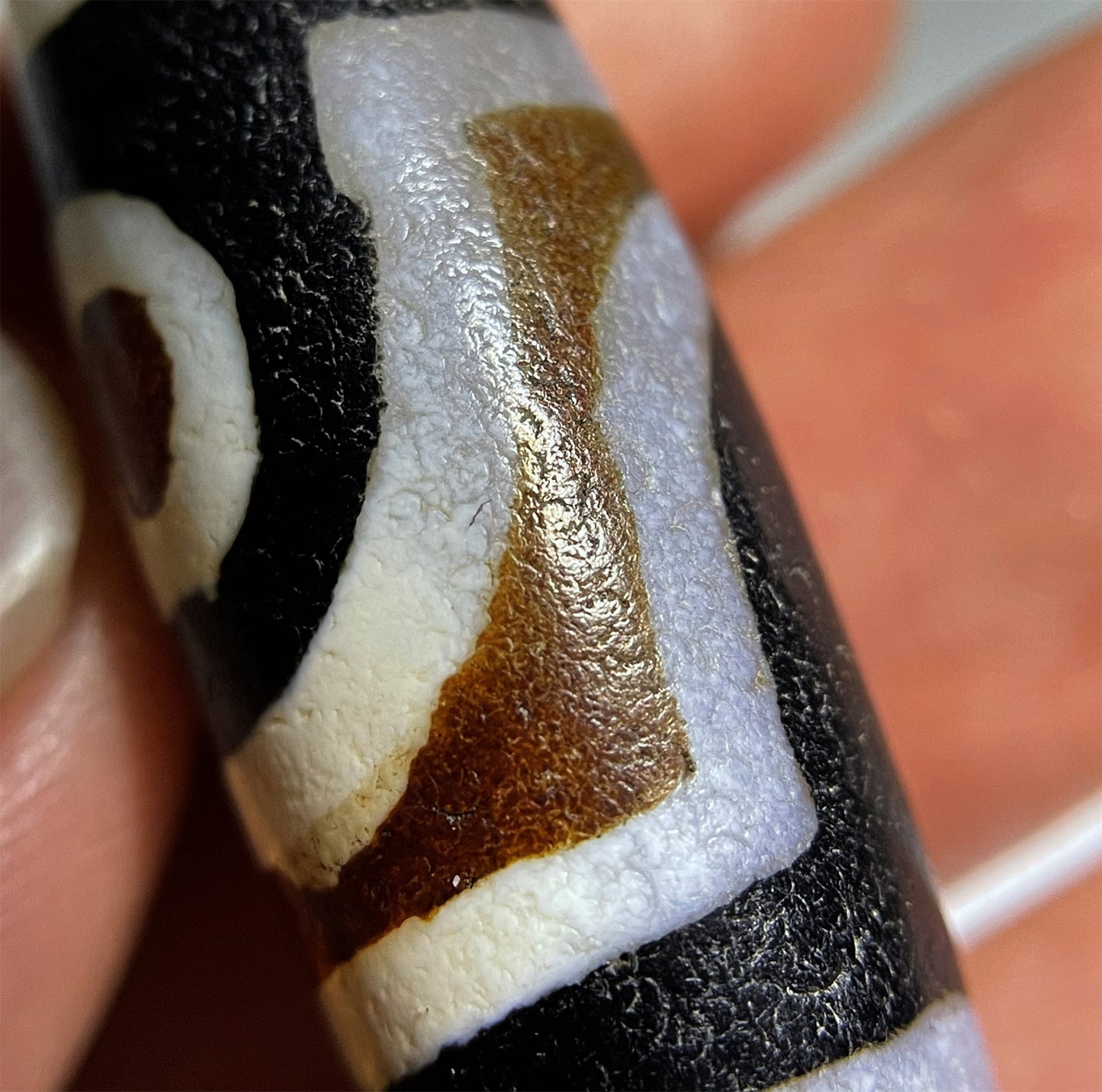 Real Tibetan Ancient Two Eyes Dzi Bead Amulet Pendant Himalayan Agate Genuine Pure 2 Eyed Gzi Old Antique Talisman Bracelet Authentic