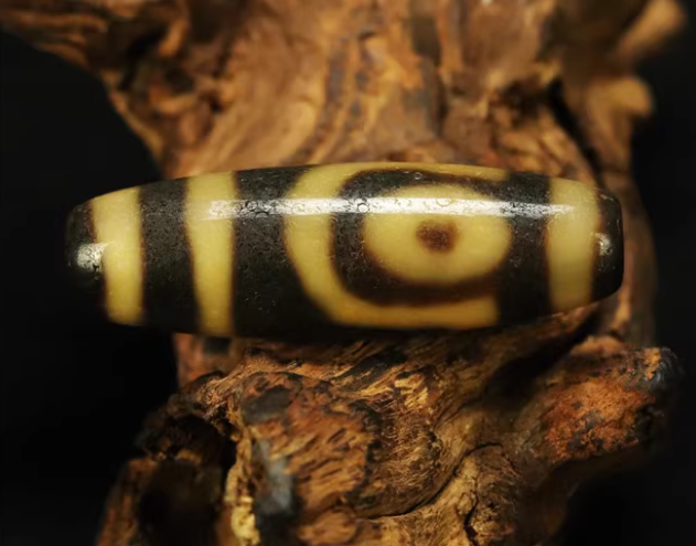 Real Tibetan Ancient Two Eyes Dzi Bead Amulet Pendant Himalayan Old Antique Genuine Agate 2 Eyed Pure Gzi Talisman Bracelet