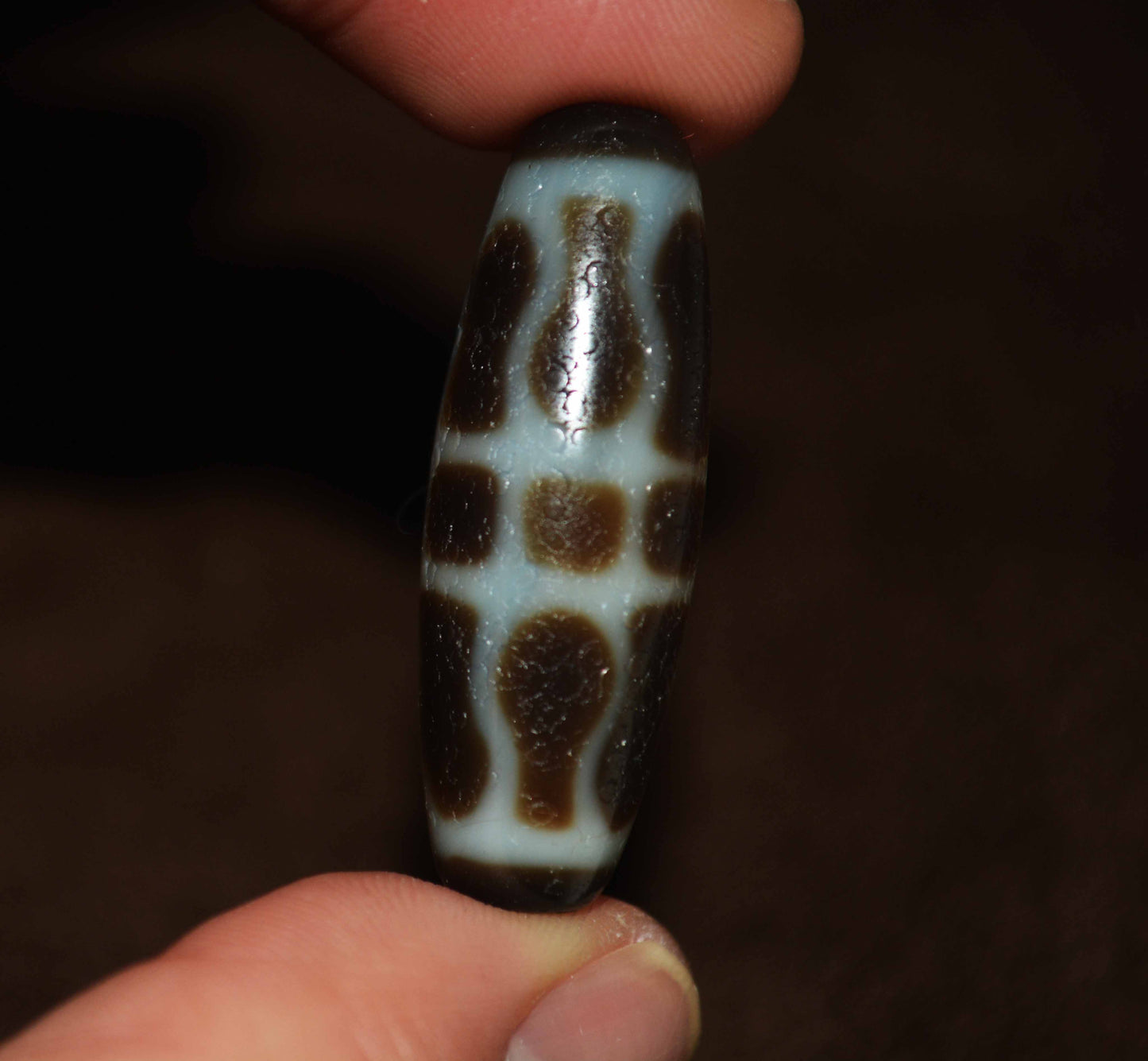 Real Tibetan Ancient Vajra Dorje Dzi Bead Amulet Himalaya Pure Phurba Gzi Pendant Genuine Old Antique Agate Talisman Bracelet