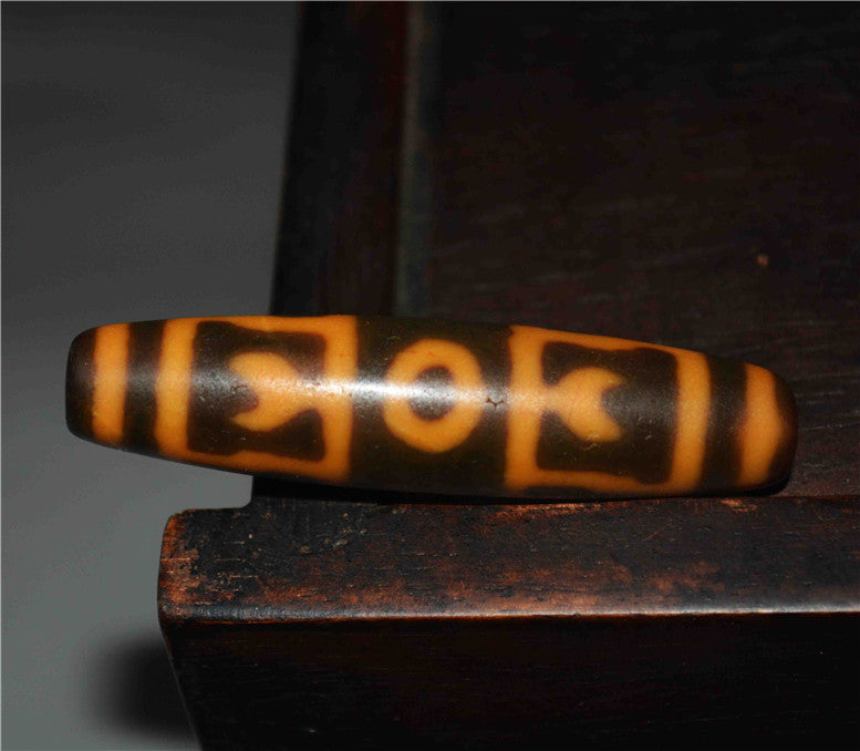 Real Tibetan Ancient Vajra Dorje Dzi Bead Pendant Amulet Himalayas Old Genuine Agate Nepal Phurba Pure Gzi Talisman Bracelet