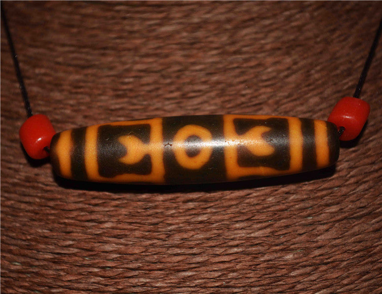 Real Tibetan Ancient Vajra Dorje Dzi Bead Pendant Amulet Himalayas Old Genuine Agate Nepal Phurba Pure Gzi Talisman Bracelet