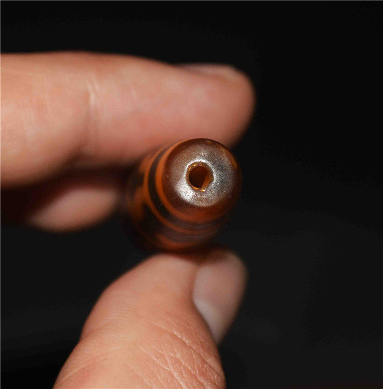 Real Tibetan Ancient Vajra Dorje Dzi Bead Pendant Amulet Himalayas Old Genuine Agate Nepal Phurba Pure Gzi Talisman Bracelet