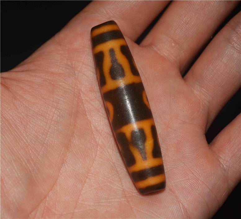 Real Tibetan Ancient Vajra Dorje Dzi Bead Pendant Amulet Himalayas Old Genuine Agate Nepal Phurba Pure Gzi Talisman Bracelet