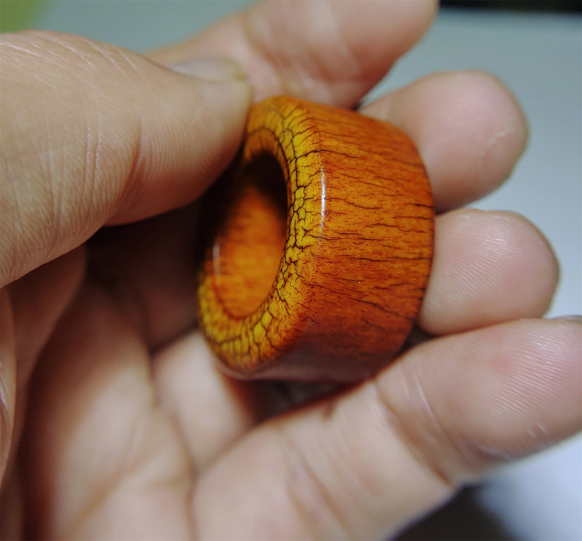 Real Tibetan Antique Yak Bone Amulet Pendant Ring Genuine Kapala Beads Old Mala Prayer Doughnut Lucky Talisman Donut