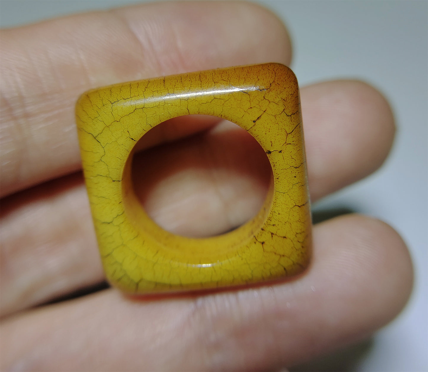 Real Tibetan Antique Yak Bone Pendant Ring Amulet Genuine Kapala Beads Old Mala Prayer Doughnut Lucky Talisman Donut