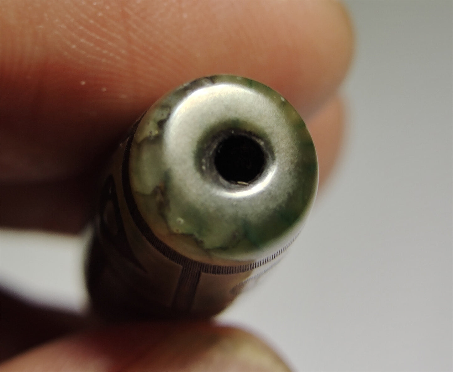 Real Tibetan Bodhi Leaf Nine Eyes Dzi Bead Amulet Pendant Himalayas Agate Pure 9 Eyed Gzi Old Real Talisman Bracelet