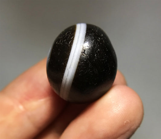 Real Tibetan Medicine Dzi Bead Amulet Banded Agate Pendant Himalaya Ancient Genuine Old Antique Pure Gzi Talisman Bracelet